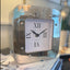 Mark Lane Table Clock – Polished Nickel