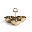 The Equestrian Trio Condiment Set, Polished Gold