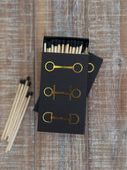 Black Oversized Horse Bit Matches