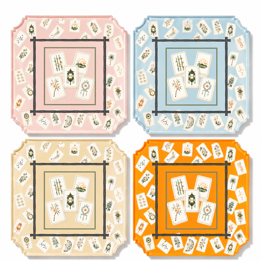 Hudson Mahjong Boxed Coaster Set