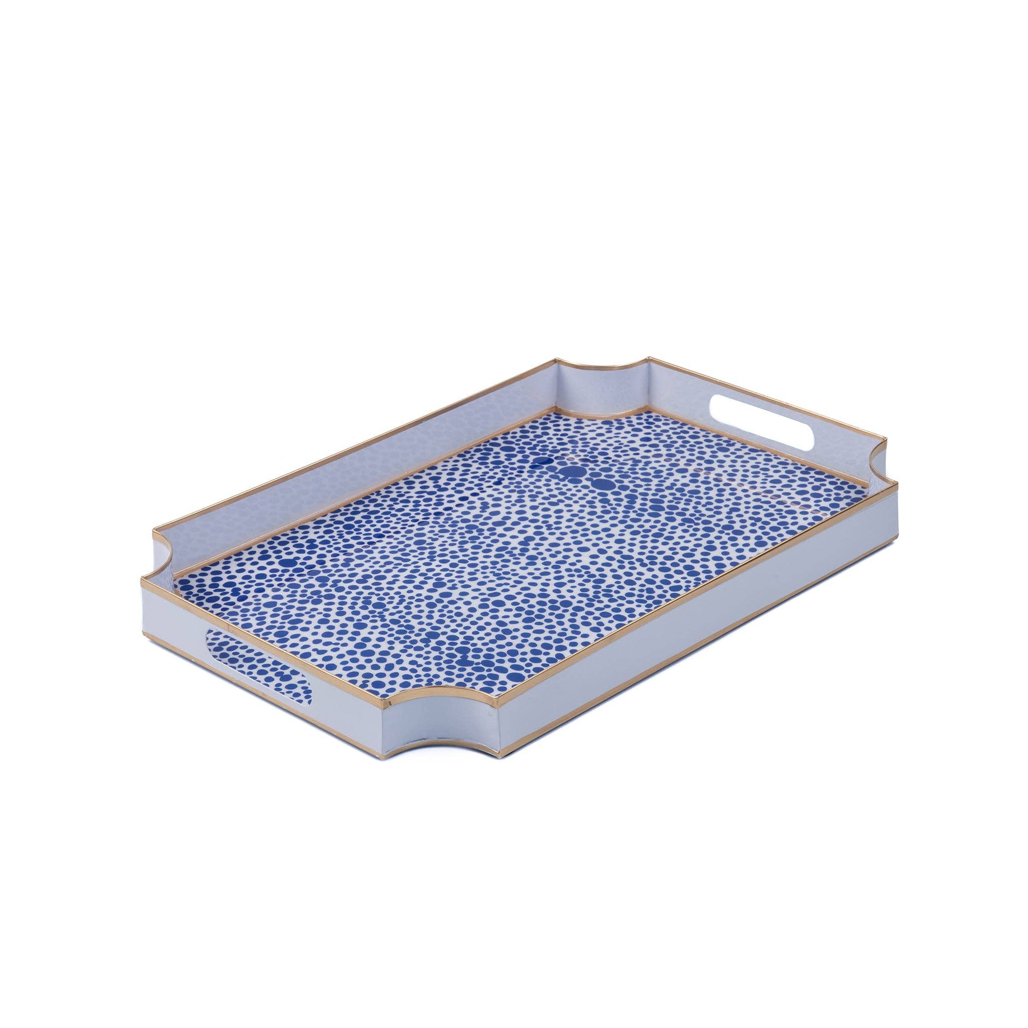 Hudson Enameled Serving Tray – Shagreen