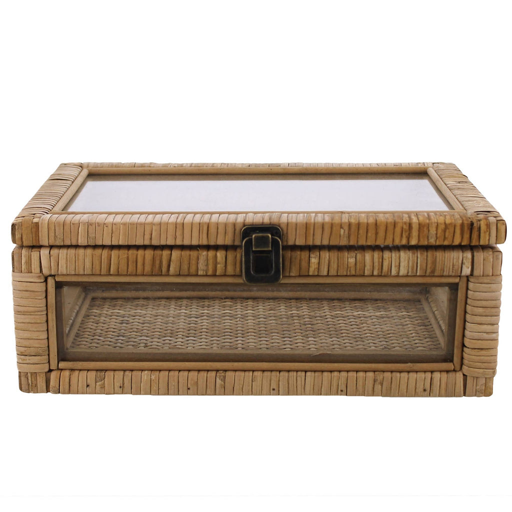 Cayman Rattan Display Case