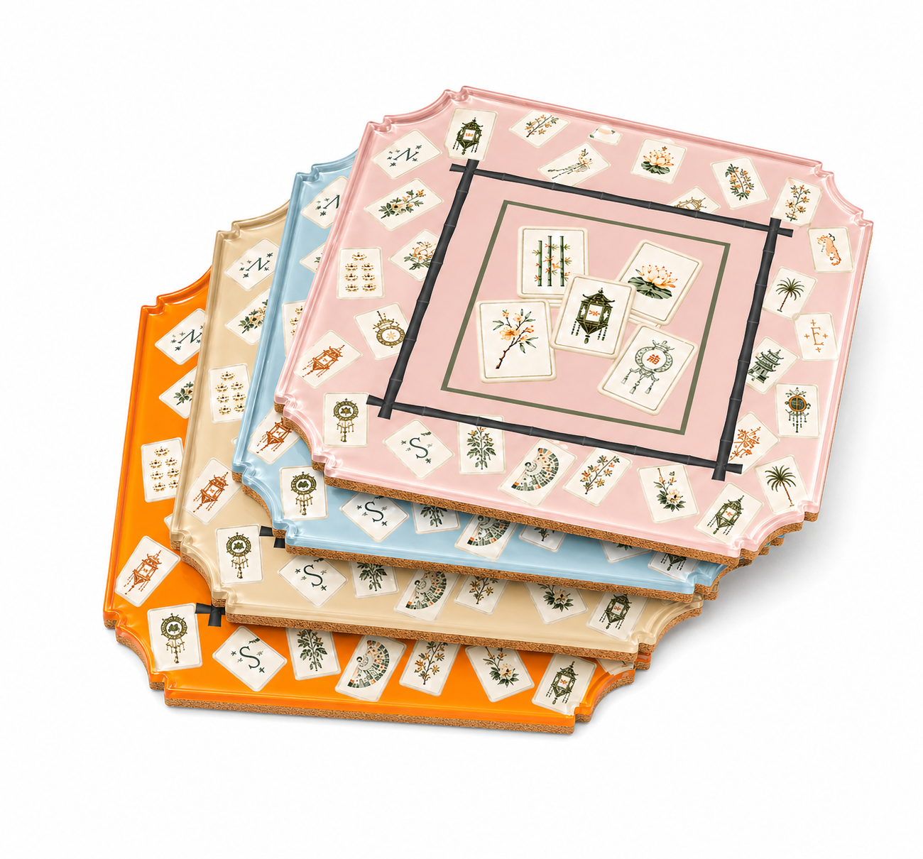 Hudson Mahjong Boxed Coaster Set