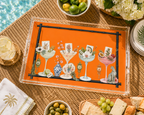 Mahjong & Martinis Acrylic Tray
