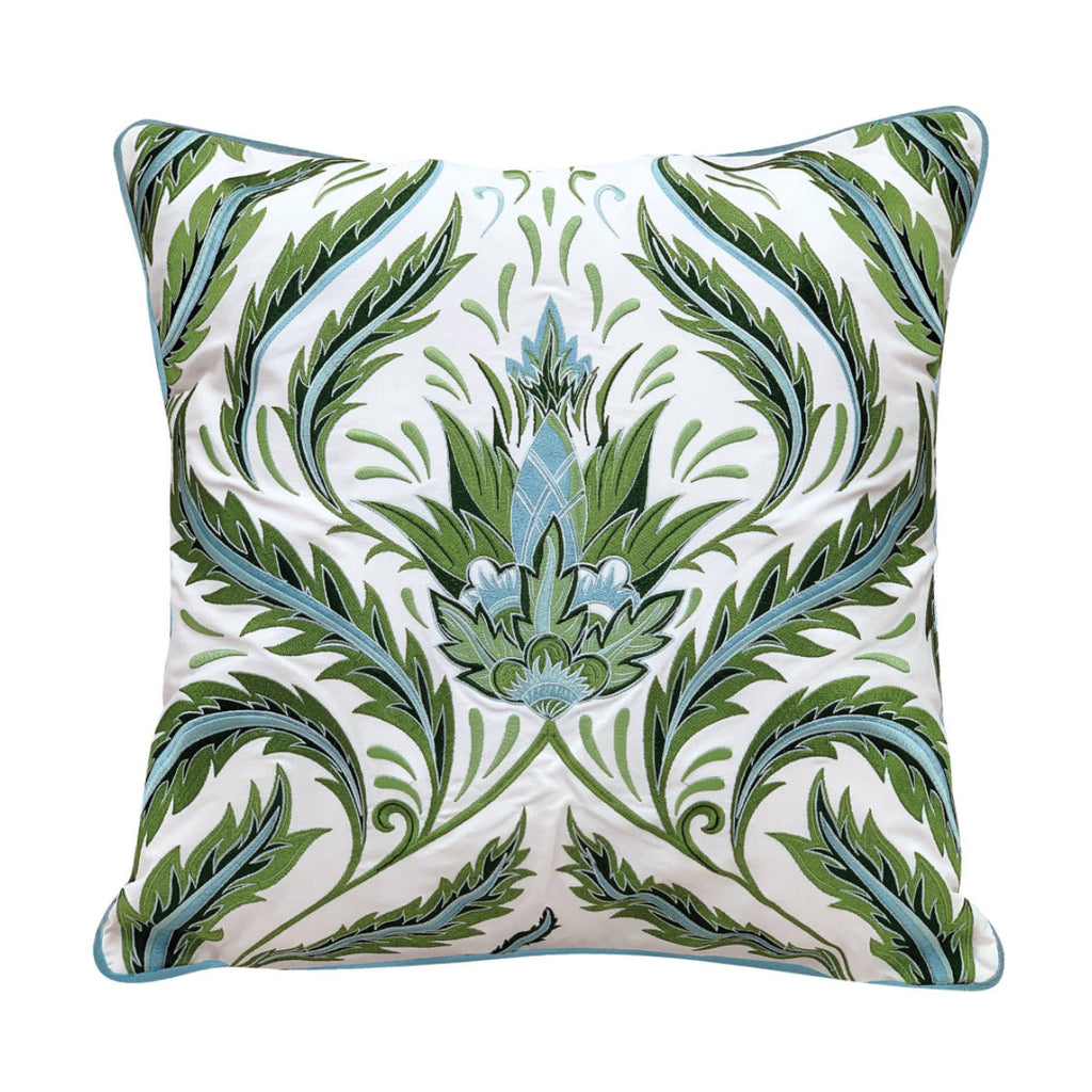 Hudson Thistle Botanical Outdoor Pillow