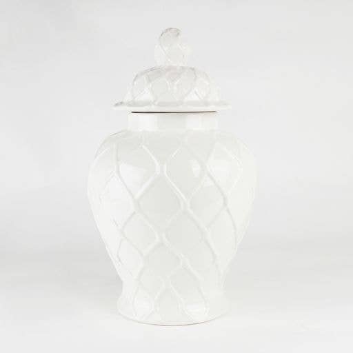 Hudson Textured Ginger Jar - Extra Large