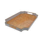 Hudson Scalloped Cane Tray