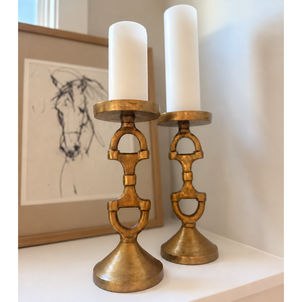Hampton Classic Pillar Holders | Set of Two