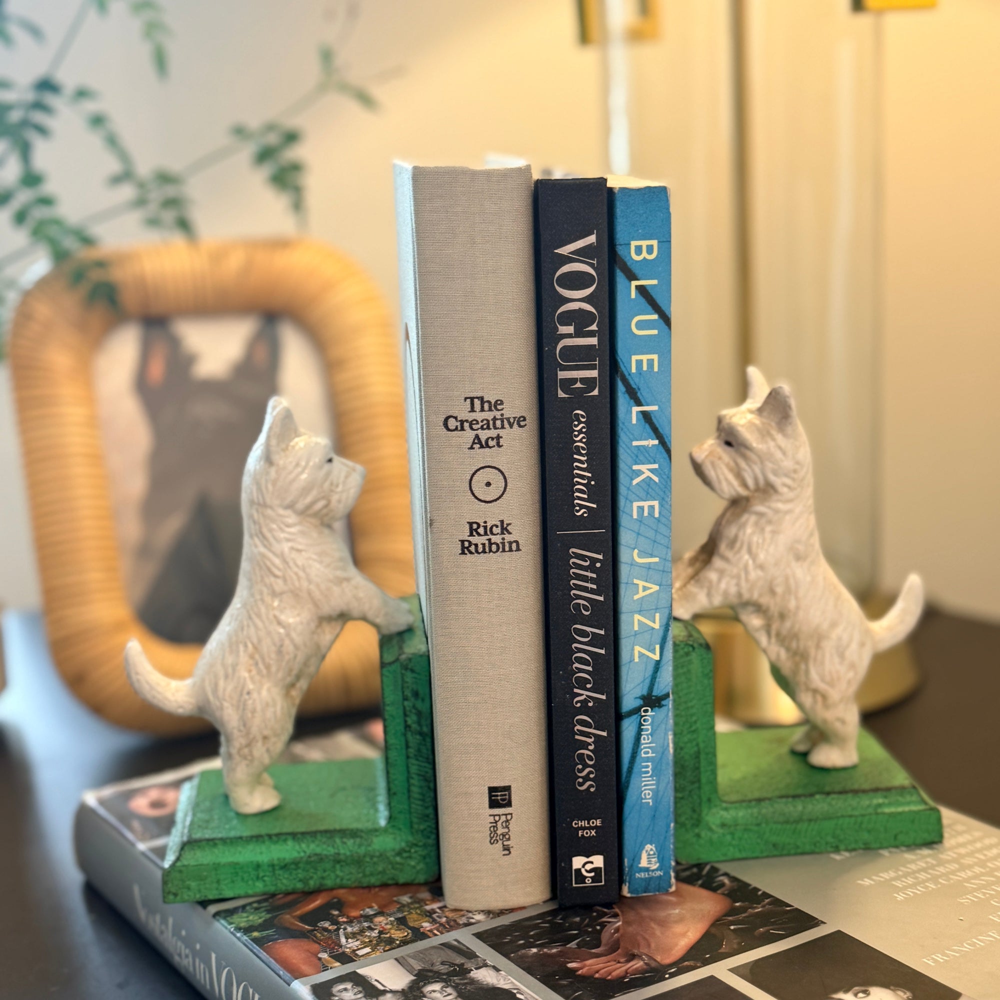 Hudson Standing Westie Bookend Pair
