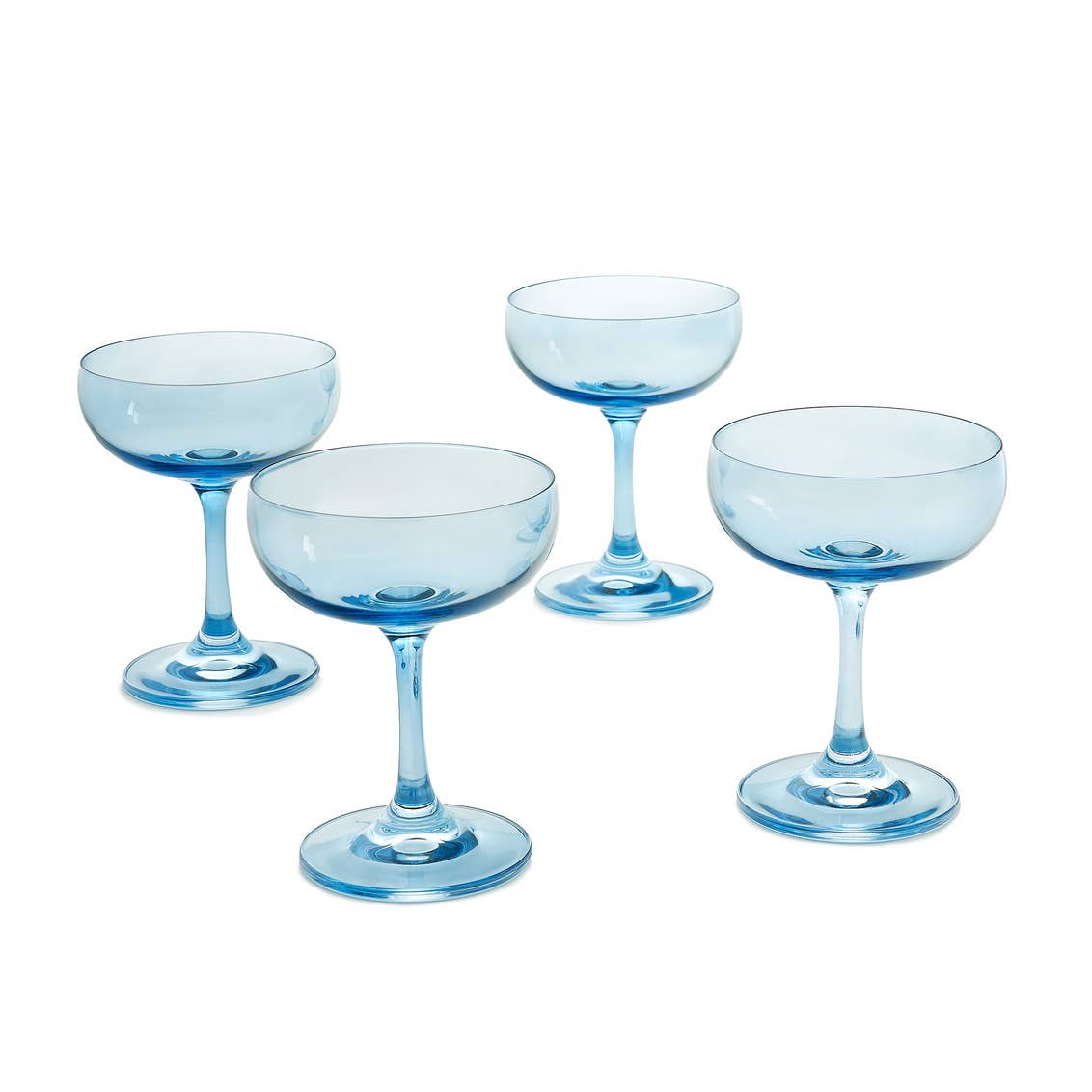 Veneto Set of Four Blue Coupe Main image