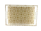 Hudson Woven Acrylic Decorative Tray