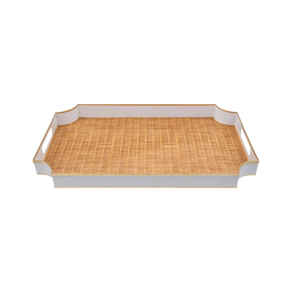 Hudson Scalloped Cane Tray