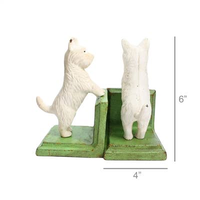 Hudson Standing Westie Bookend Pair