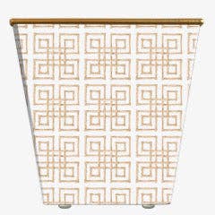 Hudson Bamboo Fret Cachepot Candle – Amber Scent Main image