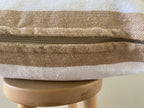 Hudson Striped Tassel Pillow – Natural