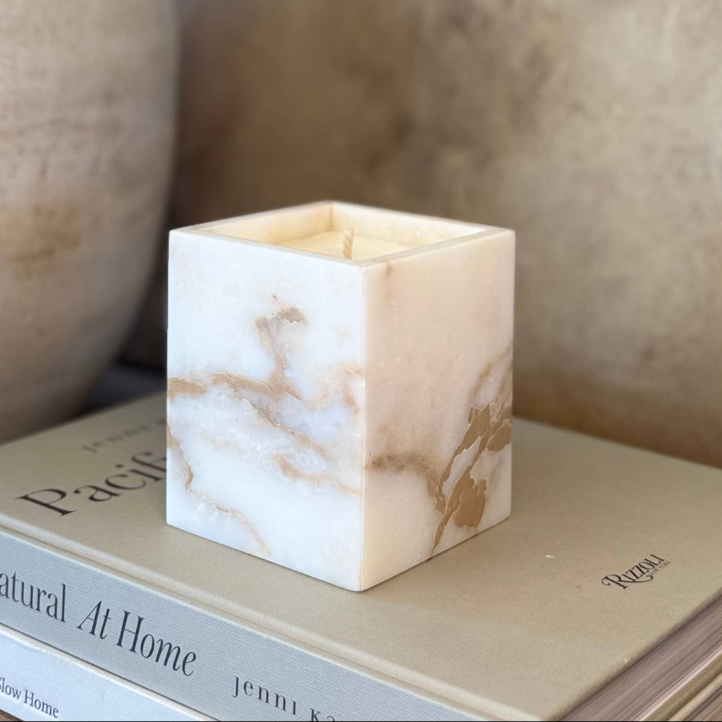 Hudson  Calacatta Marble Candle
