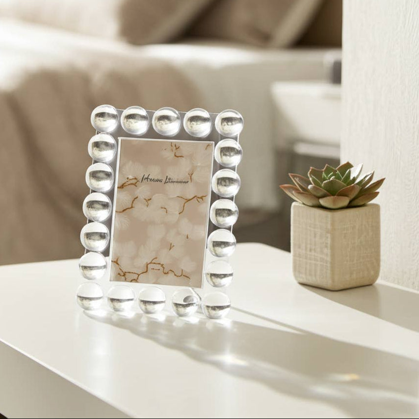 Hudson Beaded Glass Frame –