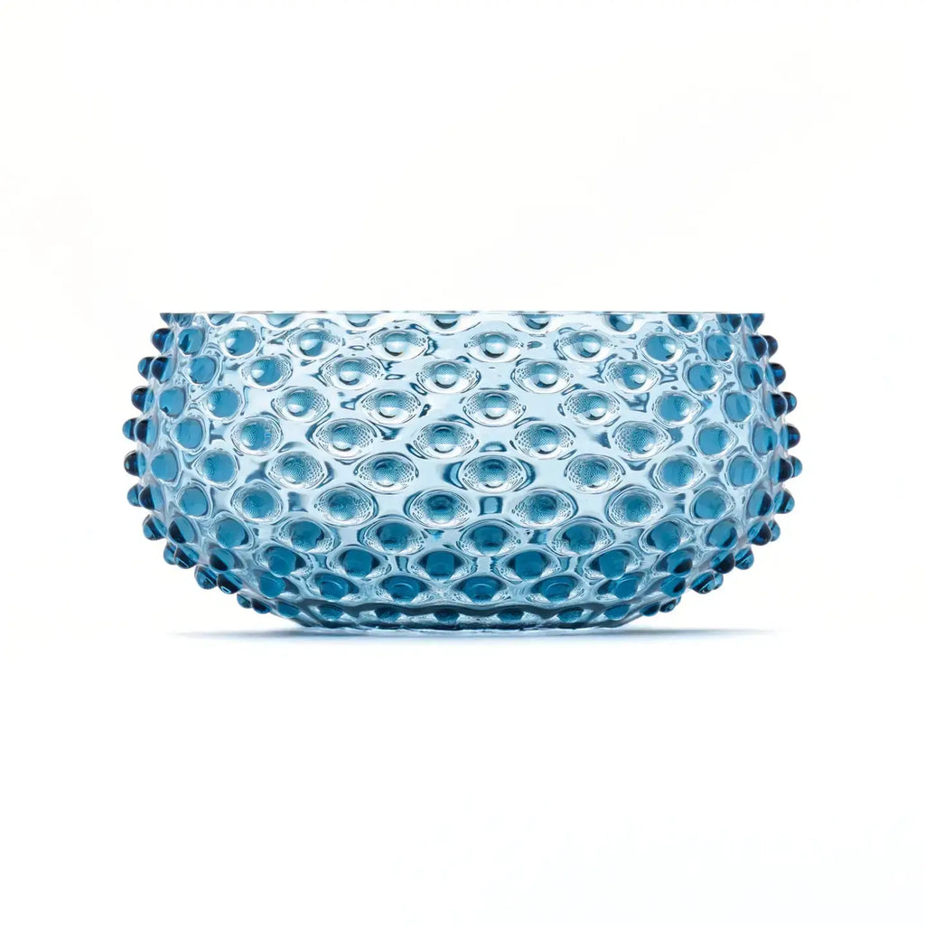 Hudson Hobnail Glass Bowl – Midnight
