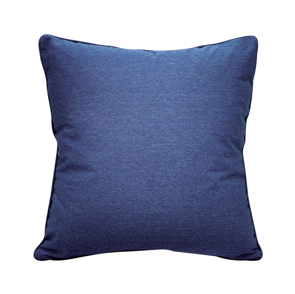 Indigo Morris Thistle Botanical Indoor/Outdoor Throw Pillow